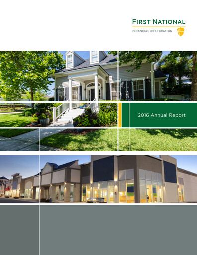 Thumbnail First National Financial Annual Report 2016