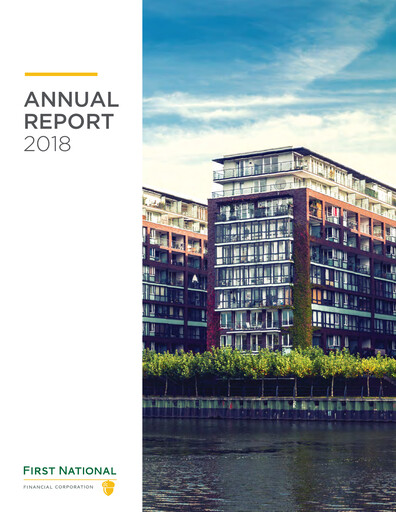 Thumbnail First National Financial Annual Report 2018