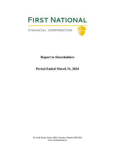 Thumbnail First National Financial Quarterly Report 2024-q1
