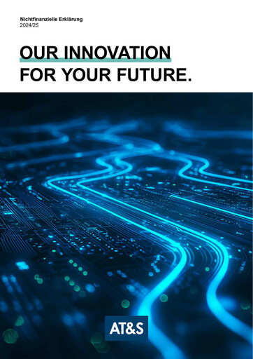 Miniature AT&S Austria Technologie & Systemtechnik Rapport ESG 2024-2025
