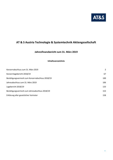 Miniature AT&S Austria Technologie & Systemtechnik Rapport financier 2018-2019