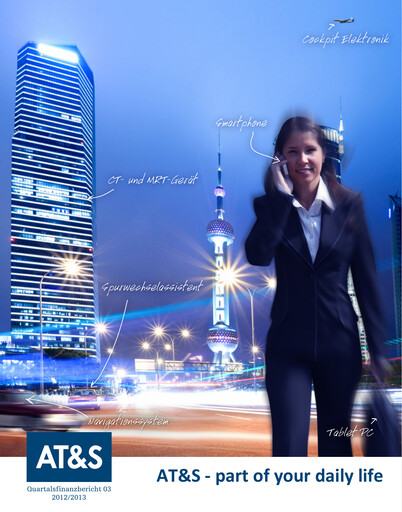 Miniature AT&S Austria Technologie & Systemtechnik Rapport trimestriel 2012-q3