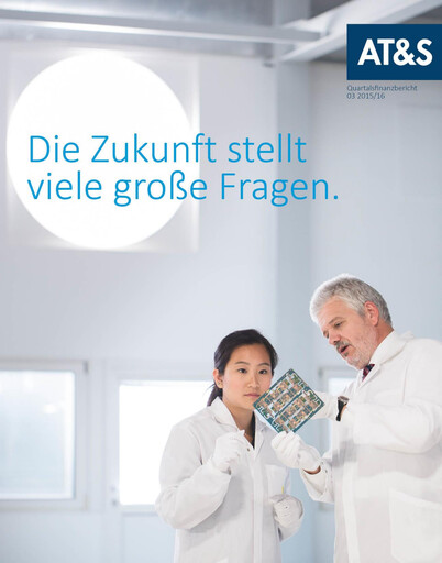Miniature AT&S Austria Technologie & Systemtechnik Rapport trimestriel 2015-q3