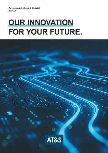 Miniature AT&S Austria Technologie & Systemtechnik Rapport trimestriel 2025-q3