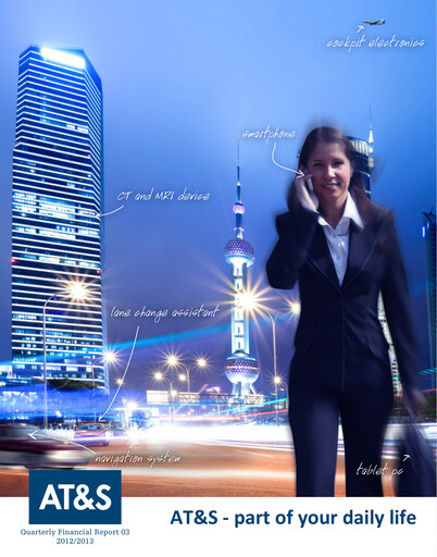 Miniature AT&S Austria Technologie & Systemtechnik Rapport trimestriel 2012-2013-q3