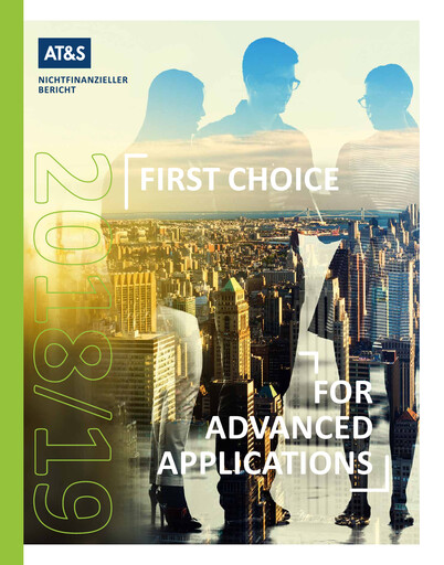 Miniature AT&S Austria Technologie & Systemtechnik Rapport de durabilité 2018-2019