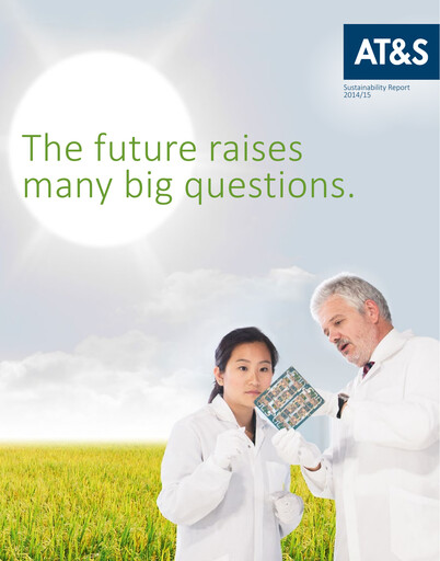 Thumbnail AT&S Austria Technologie & Systemtechnik Sustainability Report 2014-2015