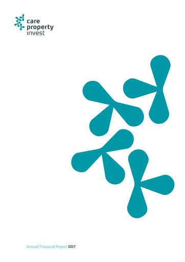 Thumbnail Care Property Invest NV Financial Report 2017