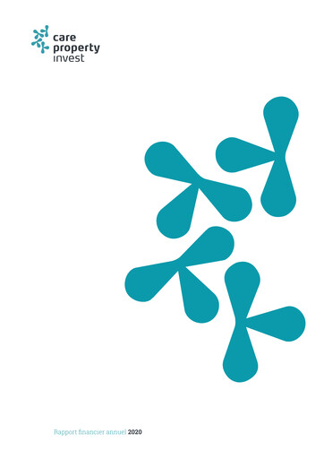 Thumbnail Care Property Invest NV Financial Report 2020