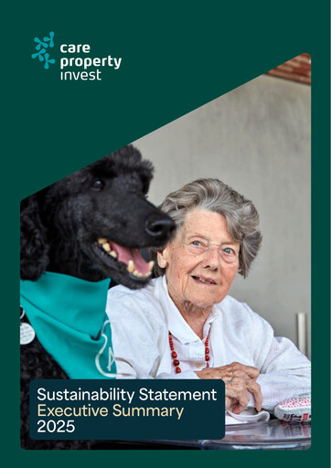Thumbnail Care Property Invest NV Sustainability Report 2025