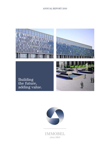 Miniature Immobel Rapport annuel 2010