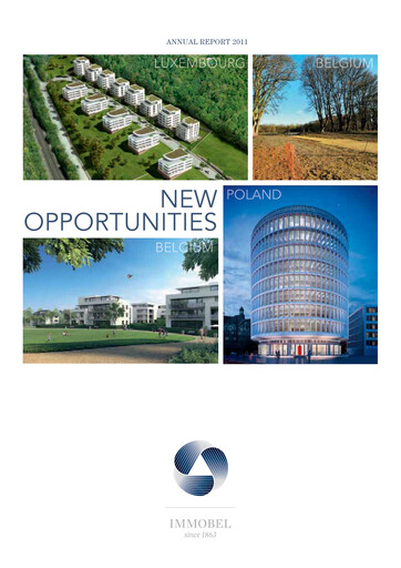 Miniature Immobel Rapport annuel 2011