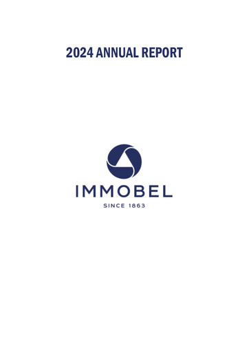 Miniature Immobel Rapport annuel 2024