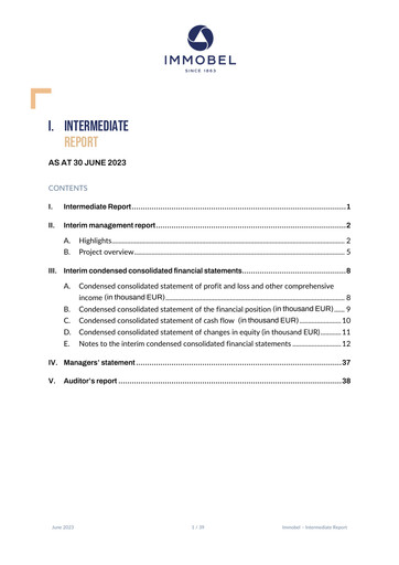 Thumbnail Immobel Half-year Report 2023-h1