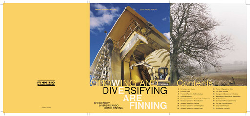 Thumbnail Finning Annual Report 2001
