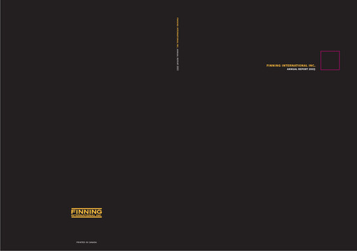Thumbnail Finning Annual Report 2003