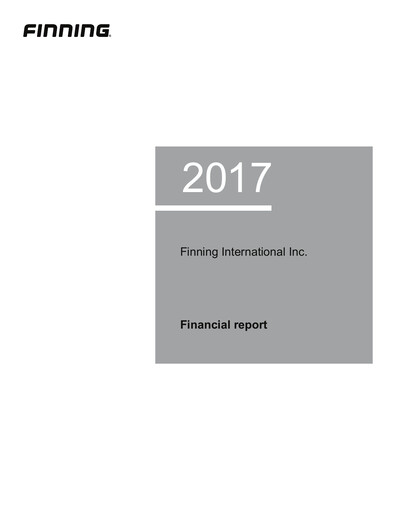 Thumbnail Finning Financial Statement 2017