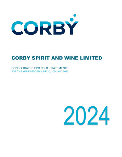 Miniature Corby Spirit and Wine Bilan financier 2024