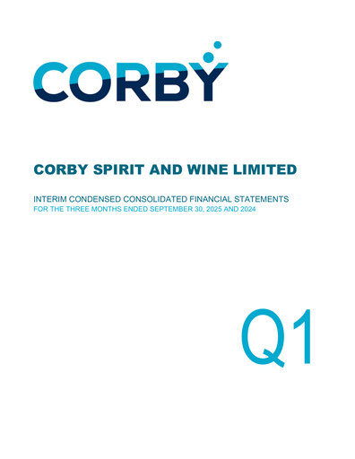 Thumbnail Corby Spirit and Wine Financial Statement 2026-q1