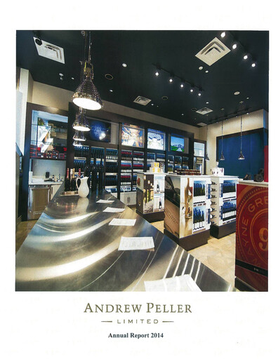 Thumbnail Andrew Peller
 Annual Report 2014