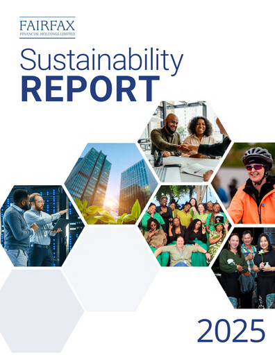 Thumbnail Fairfax Financial
 Sustainability Report 2025