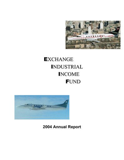 Thumbnail Exchange Income Corporation Annual Report 2004