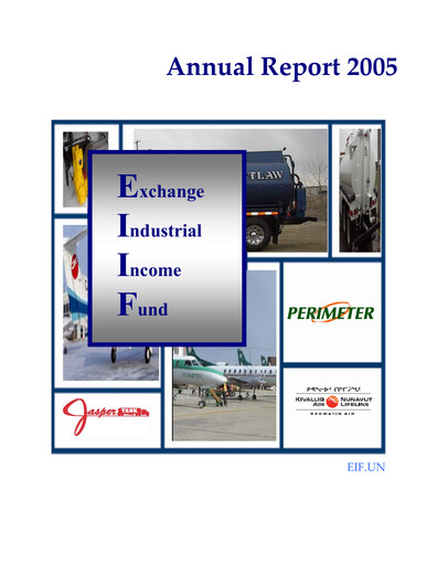 Thumbnail Exchange Income Corporation Annual Report 2005