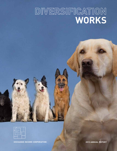 Thumbnail Exchange Income Corporation Annual Report 2012