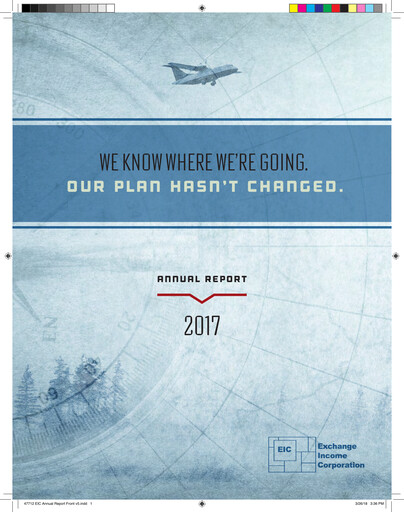 Thumbnail Exchange Income Corporation Annual Report 2017