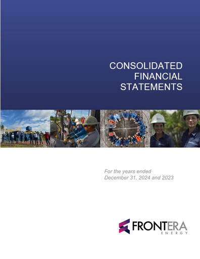 Thumbnail Frontera Energy Financial Statement 2024