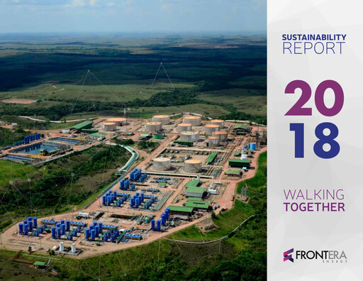 Thumbnail Frontera Energy Sustainability Report 2018