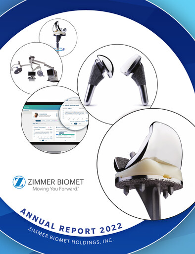 Thumbnail Zimmer Biomet Annual Report 2022