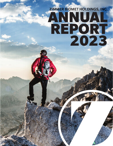 Thumbnail Zimmer Biomet Annual Report 2023