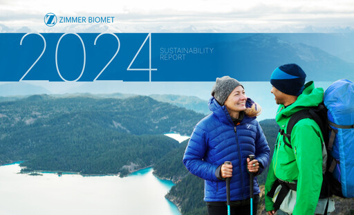 Thumbnail Zimmer Biomet Sustainability Report 2024