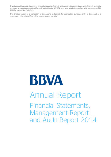 Thumbnail UBM Development Annual Report 2014