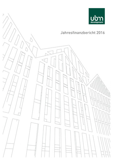 Vorschaubild UBM Development Finanzbericht 2016