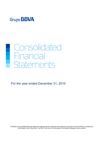 Thumbnail UBM Development Financial Statement 2010