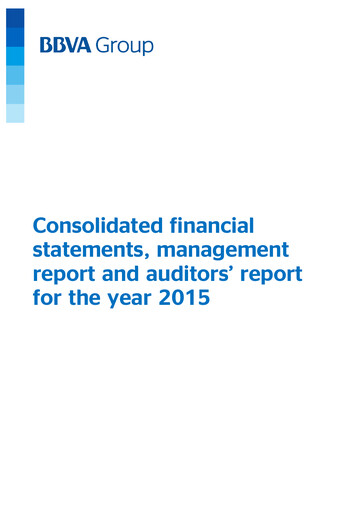 Thumbnail UBM Development Financial Statement 2015