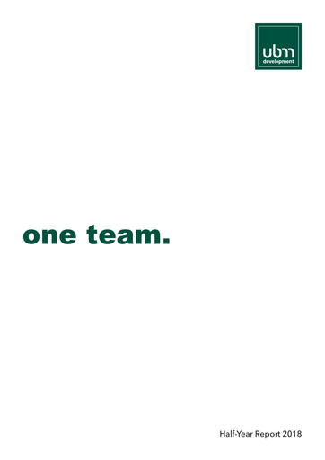 Miniature UBM Development Rapport semestriel 2018-h1