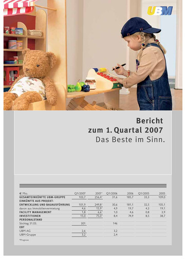 Thumbnail UBM Development Quarterly Report 2007-q1