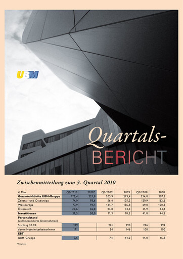 Thumbnail UBM Development Quarterly Report 2010-q3