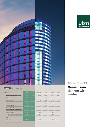 Thumbnail UBM Development Quarterly Report 2015-q3