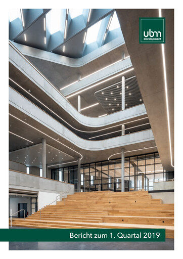 Thumbnail UBM Development Quarterly Report 2019-q1