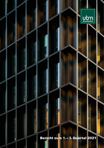 Thumbnail UBM Development Quarterly Report 2021-q3