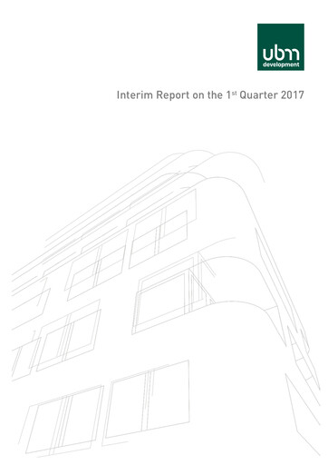 Thumbnail UBM Development Quarterly Report 2017-q1