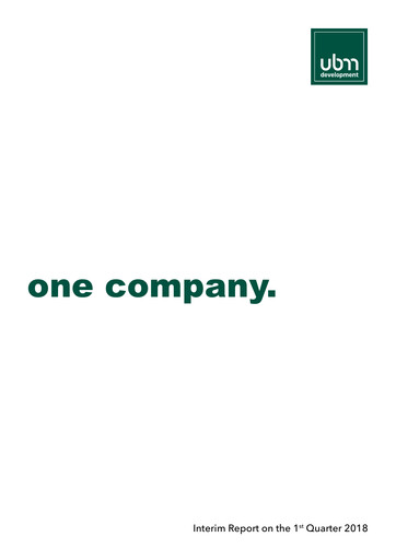 Thumbnail UBM Development Quarterly Report 2018-q1