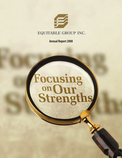 Thumbnail EQB (Equitable Bank) Annual Report 2008