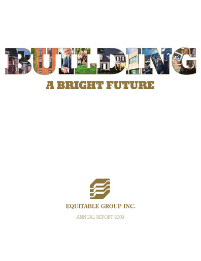 Thumbnail EQB (Equitable Bank) Annual Report 2009