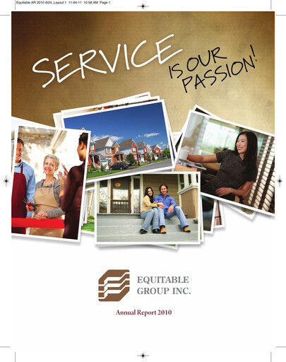 Thumbnail EQB (Equitable Bank) Annual Report 2010