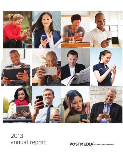 Miniature Postmedia Network Canada Rapport annuel 2013